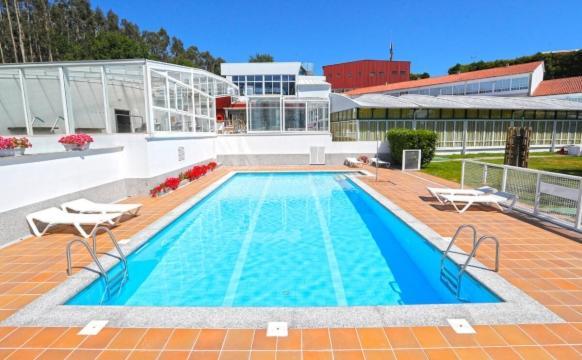 Pension Compostela Inn Cacheiras Buitenkant foto